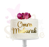 Face Topper Omra Mubarak Umrah pour gâteaux