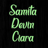 Prénom Personnalisé Thermocollant luminescent