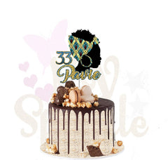 Cake topper Africa style