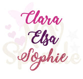 Prénom personnalisé thermocollant (NV5)