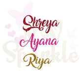 Prénom personnalisé thermocollant (NV8)