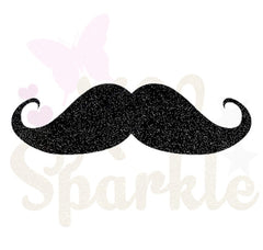 Motif appliqué thermocollant Moustache
