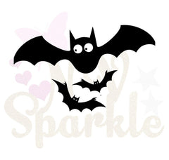 Motif appliqué thermocollant Halloween chauve souris