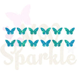 Motif appliqué thermocollant 12 Papillons