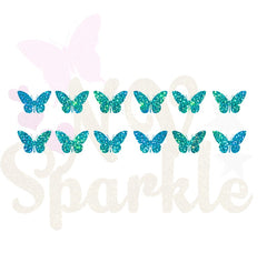 Motif appliqué thermocollant 12 Papillons