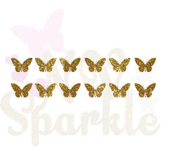Motif appliqué thermocollant 12 Papillons