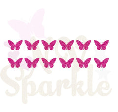 Motif appliqué thermocollant 12 Papillons