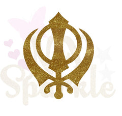 Motif appliqué thermocollant Khanda SIKH