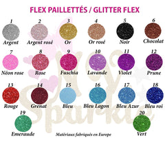 Flex thermocollant "My first christmas" avec prénom