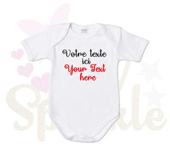 Body bébé personnalisé cadeau naissance