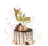 Cake Topper Personnalisé prénom Anniversaire, Mariage, Naissance...