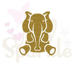 Motif appliqué thermocollant éléphant