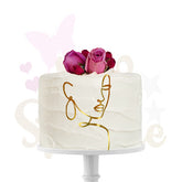 Face Topper silhouette visage pour gâteaux (NV5)