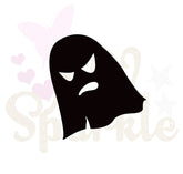 Motif appliqué thermocollant fantôme halloween