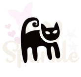 Motif appliqué thermocollant chat halloween