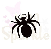 Motif appliqué thermocollant araignée halloween