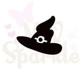 Motif appliqué thermocollant chapeau halloween