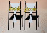 Décoration chaise mariage Lot de 2