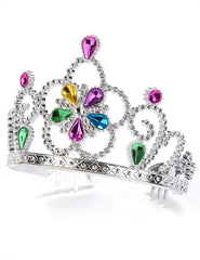 Diadème princesse serti multicolore adulte et enfant