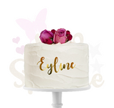 Face Topper prénom Personnalisé pour gâteaux (FC3)