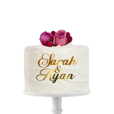 Face Topper prénom Personnalisé pour gâteaux (FC1)