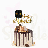 Omrah Mubarak Umrah cake topper