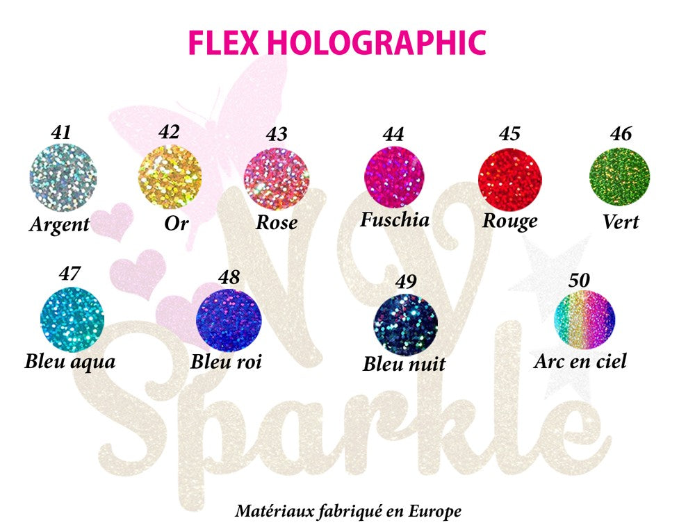 Motif appliqué thermocollant sirène