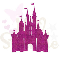 Motif appliqué thermocollant chateau princesse