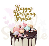 Cake Topper Personnalisé Happy birthday