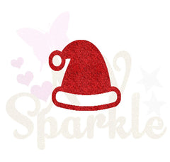 Motif appliqué thermocollant chapeau de Noël