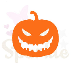 Motif appliqué thermocollant Halloween Citrouille