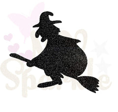 Motif appliqué thermocollant Halloween sorcière