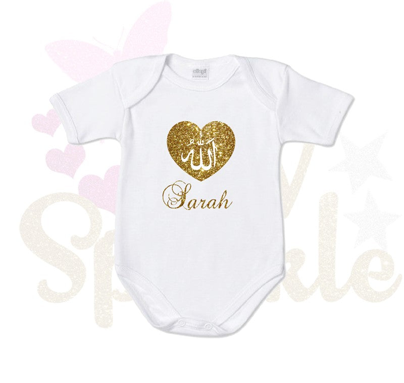 Body bébé personnalisé musulman-naissance-cadeaux