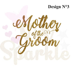Message thermocollant Bride to be,sister of the bride, sister of the groom, Team bride, Team groom...