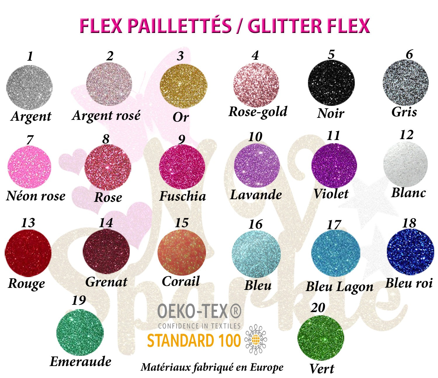 Motif appliqué thermocollant Papillon