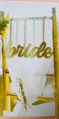 Décoration chaise mariage Lot de 2