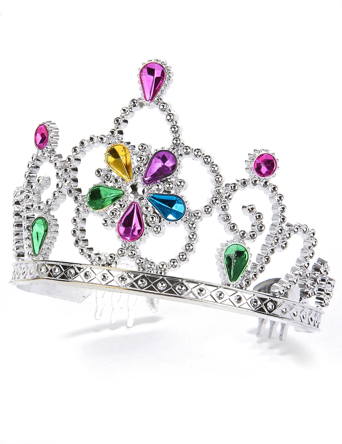 Diadème princesse serti multicolore adulte et enfant