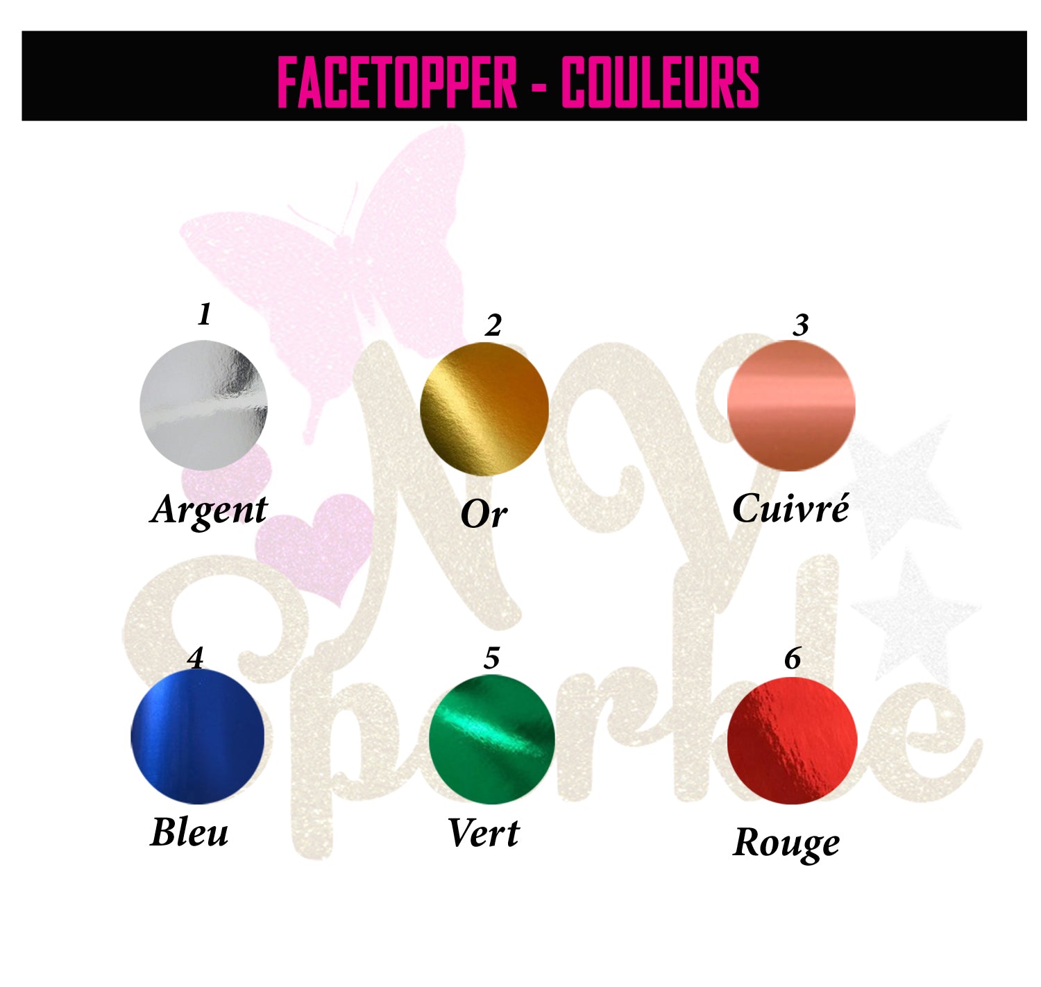 Face Topper silhouette visage pour gâteaux (NV5)